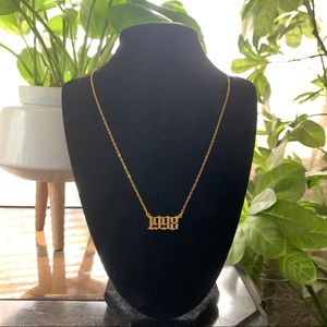 “1998” necklace